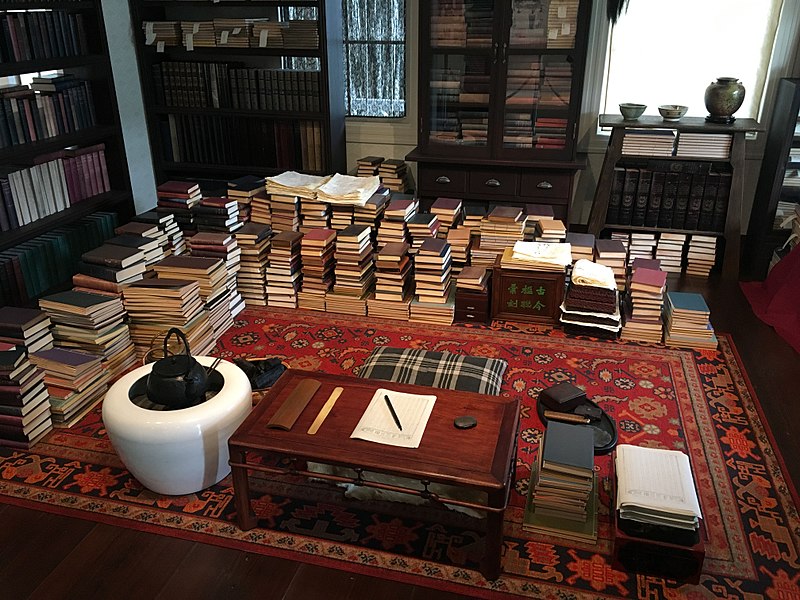 漱石山房記念館　展示